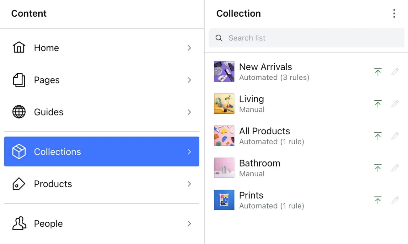 Screenshot of Sanity CMS